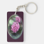 Hyakinth im Frühjahr Schlüsselanhänger (Rückseite)