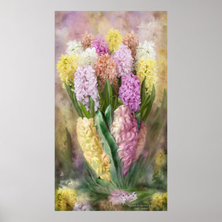 Hyakinth in der Vase 2 Kunstposter/Print Poster