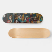 Hyakki Yako Japan yokai gotisches Skateboard (Horizontal)