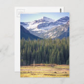 Hyalite Peaks Bozeman, Montana Postkarte (Vorne/Hinten)