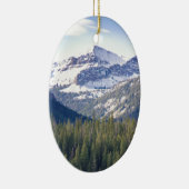 Hyalite ragt Bozeman, Montana empor Keramikornament (Rechts)