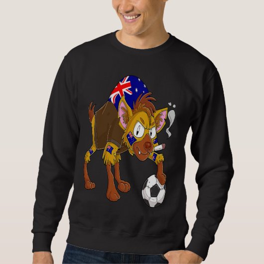 Hyäne Fan Australia Sweatshirt (Vorderseite)