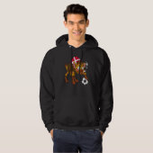 Hyäne Fan Dänemark Hoodie (Vorne ganz)