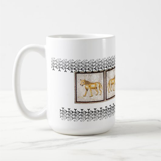 Hyäne - Mosaik Kaffeetasse (Links)