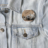 Hyänen-Bild-rundes Button (Beispiel)