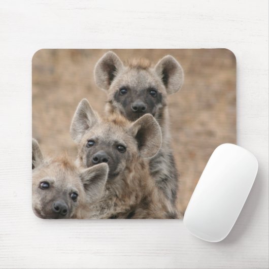 Hyänen-Mausunterlage Mousepad (Mit Mouse)