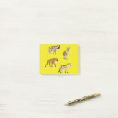 Hyänen Post-it Klebezettel (Auf Schreibtisch)