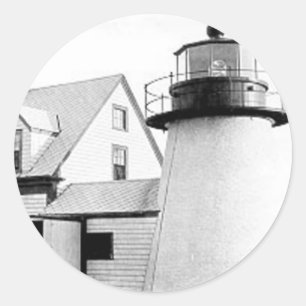 Hyannis Leuchtturm Runder Aufkleber