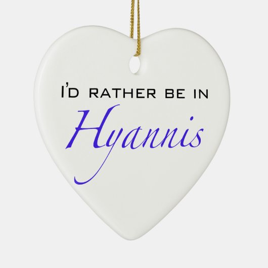 Hyannis MA - Skript Keramikornament (Rechts)