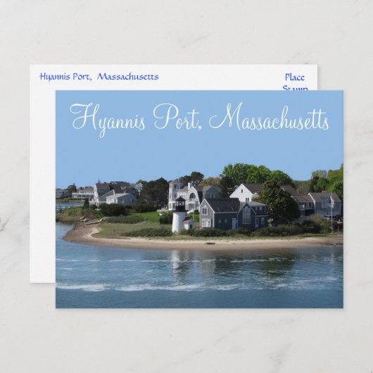 Hyannis Port Massachusetts, Cape Cod Postcard Postkarte (Vorne/Hinten)