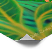 Hyazinth Macaws im Jungle-Poster Poster (Ecke)