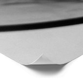 Hyazinthe in Schwarz-Weiß Poster (Ecke)