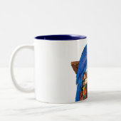 HyazintheMacaw (15oz) Zweifarbige Tasse (Links)