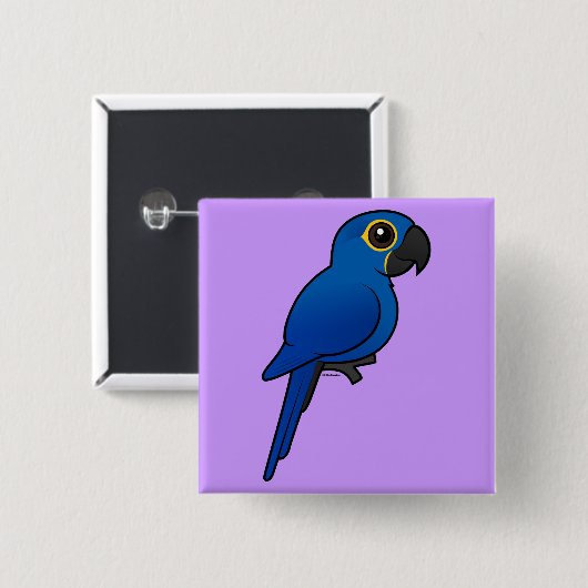 HyazintheMacaw Button (Vorne & Hinten)