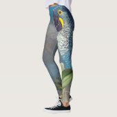 Hyazinthemacaw-Papageien-Vogel ganz über Leggings (Links)