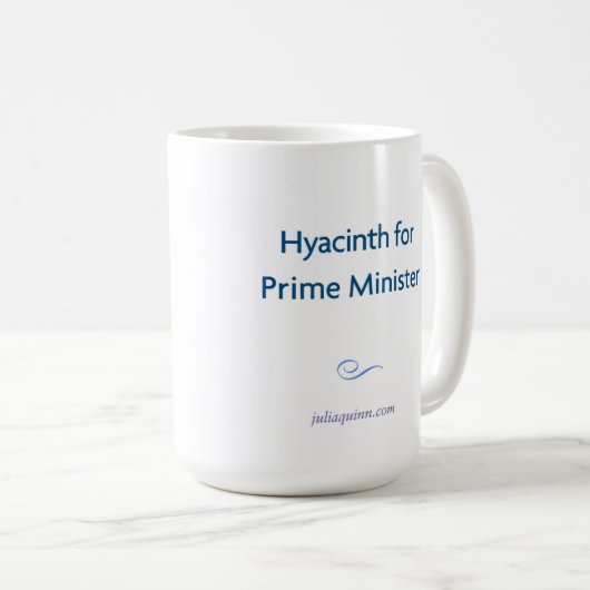 "Hyazinthen-" Tasse Julia Quinn (VorderseiteRechts)