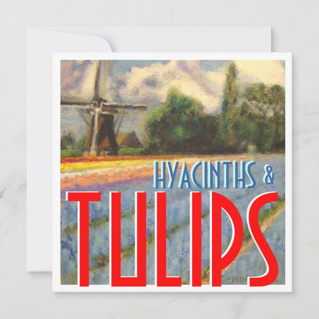 Hyazinthen und Tulips (Vorderseite)