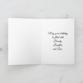 Hyazinthenstrauß Karte (Innenseite)