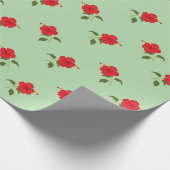 Hybiscus Geschenkpapier (Ecke)