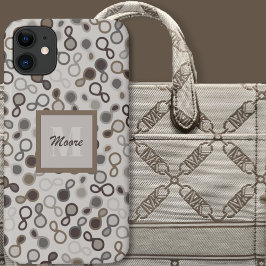 Hybrid Paisley - Brown Mocha Ombre Phone Case