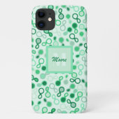 Hybrid Paisley - Green Hues Ombre Phone Case (Rückseite)