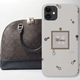 Hybrid Paisley lose in Brown Ombre Case-Mate iPhone Hülle