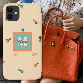 Hybrid Paisley lose in dunklem Retro Case-Mate iPhone Hülle