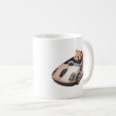 Hybrid-PC-Maus - mit einem roten Panda-Treiber 03. Kaffeetasse (VorderseiteRechts)