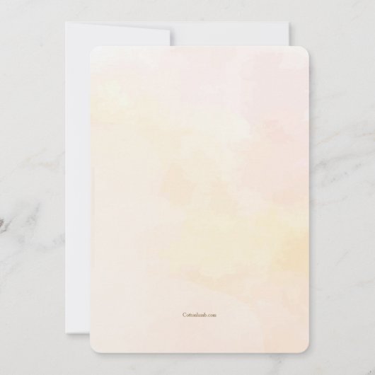 Hybrid-Tea-Rose  Einladung (Rückseite)