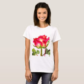 Hybrid Tee Rose Aquarell Moderne Blume Kunst (Vorne ganz)
