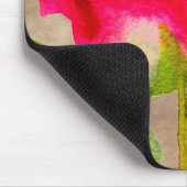 Hybrid Tee Rose Aquarell Moderne Blume Kunst Mousepad (Ecke)