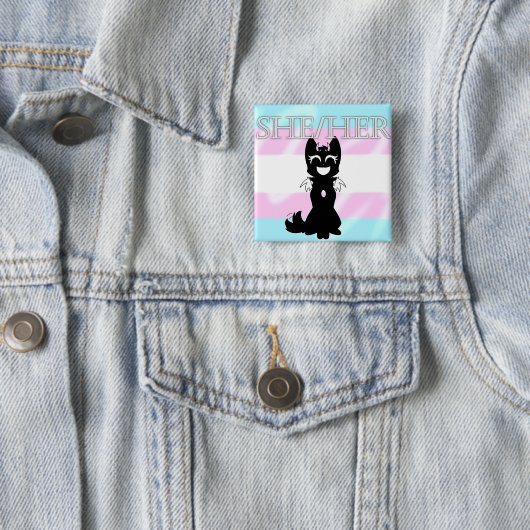 Hybrid Trans Button (sie/sie) (Beispiel)