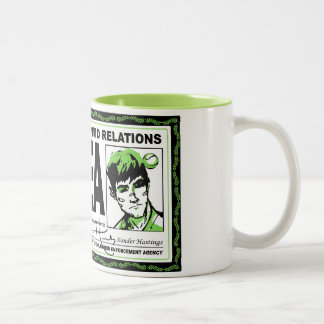 Hybride Abzeichen-Tasse der ErdeHEA Zweifarbige Tasse