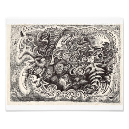 Hybride Bestie Fotodruck