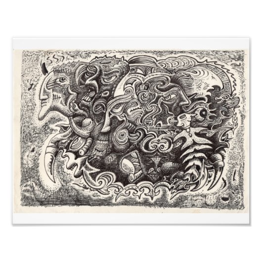 Hybride Bestie Fotodruck (Vorne)