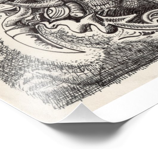 Hybride Bestie Fotodruck (Ecke)