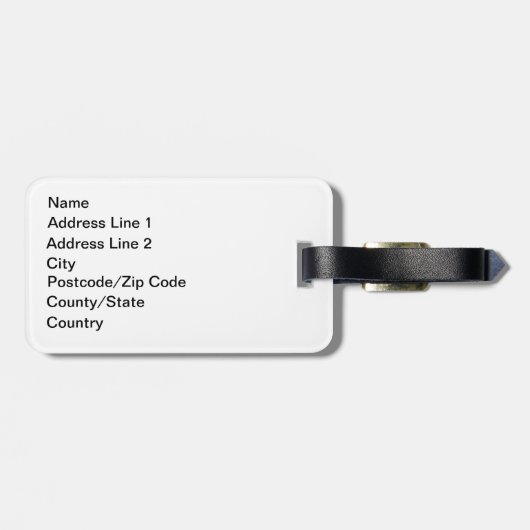 Hybride Bestie Gepäckanhänger (Rückseite horizontal)