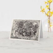 Hybride Bestie Karte (Gelbe Blume)