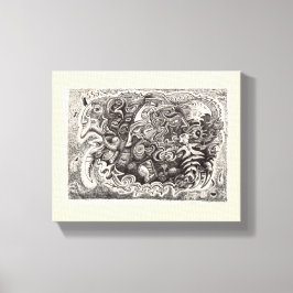 Hybride Bestie Leinwanddruck