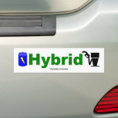 HYBRIDE bunte Pumpe und Batterie eingeschlossen Autoaufkleber (Auf Auto)