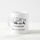 Hybride Camper-Tasse - dieses ist mein glücklicher Kaffeetasse (Vorderseite Links)