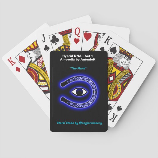 Hybride DNA-Spielkarten Spielkarten (Rückseite)