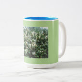 Hybride Honeysuckle Blooms Zweifarbige Tasse (VorderseiteRechts)