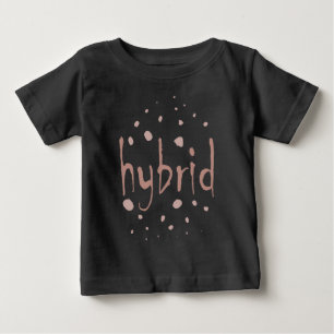 Hybride neue Art des alienkreuzzucht-Mischrennens Baby T-shirt