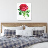 Hybride Perpetual Rose - Napoleon III Leinwanddruck (Insitu (Schlafzimmer))