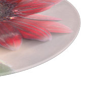 Hybride Sonnenblume, die im Wind weht Schneidebrett (Ecke)