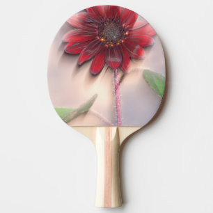 Hybride Sonnenblume, die im Wind weht Tischtennis Schläger