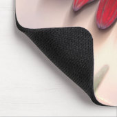 Hybride Sonnenblume im Wind Mousepad (Ecke)