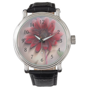 Hybride-Sonnenblume im Wind wehend Armbanduhr