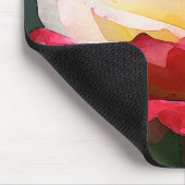 Hybride Tee-Rose "der doppelten Freude" Mousepad (Ecke)